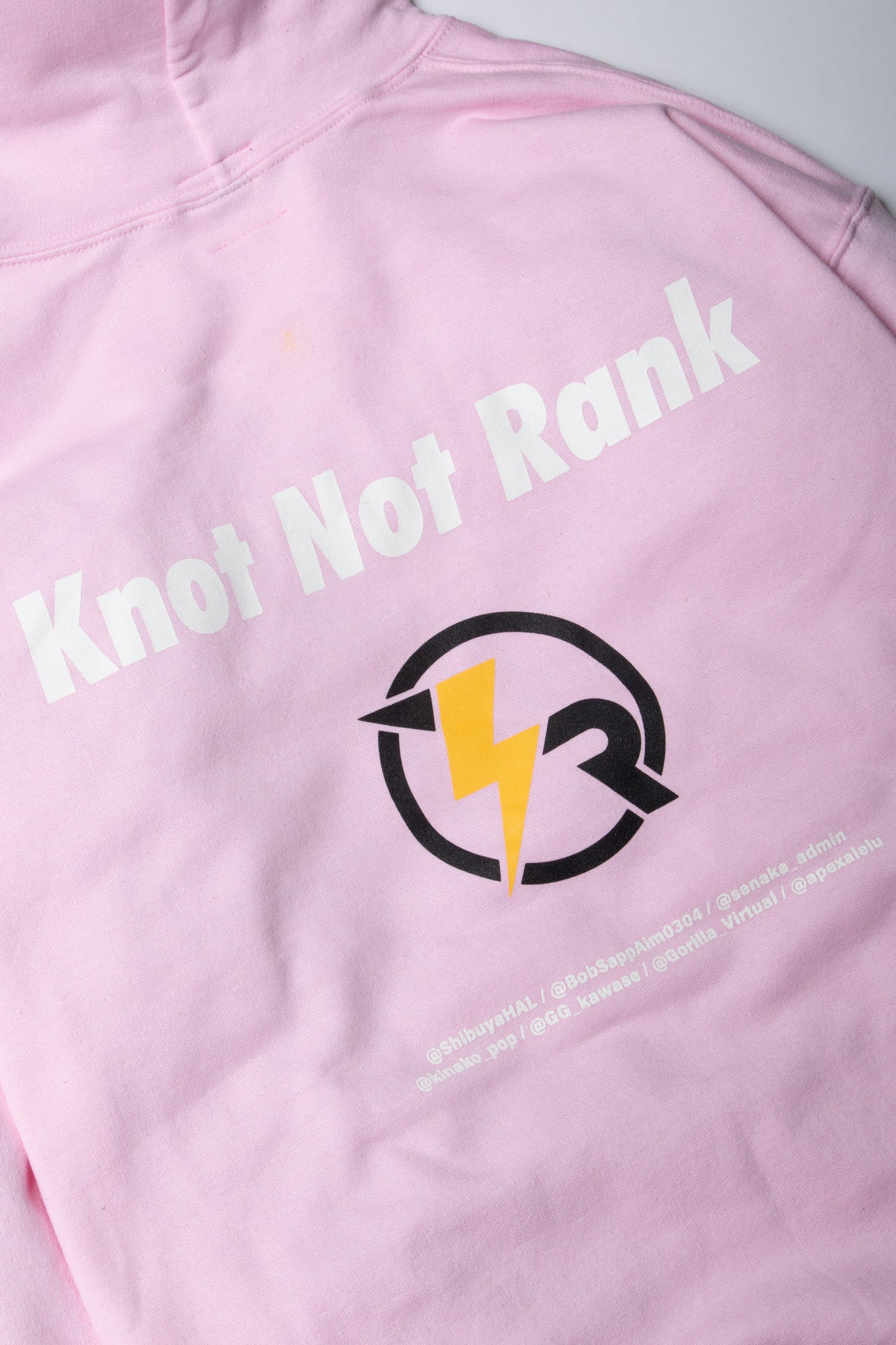 KNR LOGO HOODIE/PINK