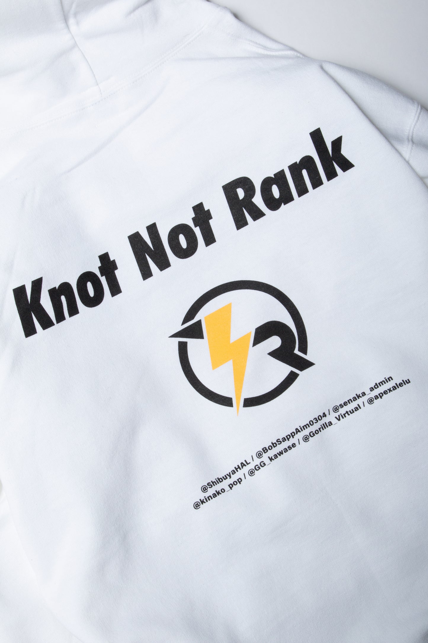 KNR LOGO HOODIE/WHITE