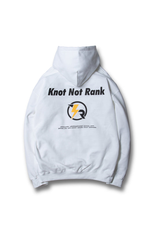 KNR LOGO HOODIE/WHITE