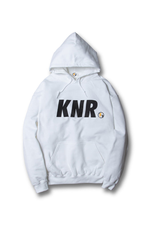 KNR LOGO HOODIE/WHITE