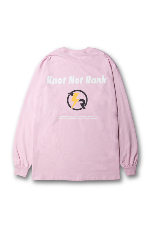 KNR LOGO L/S TEE/PINK