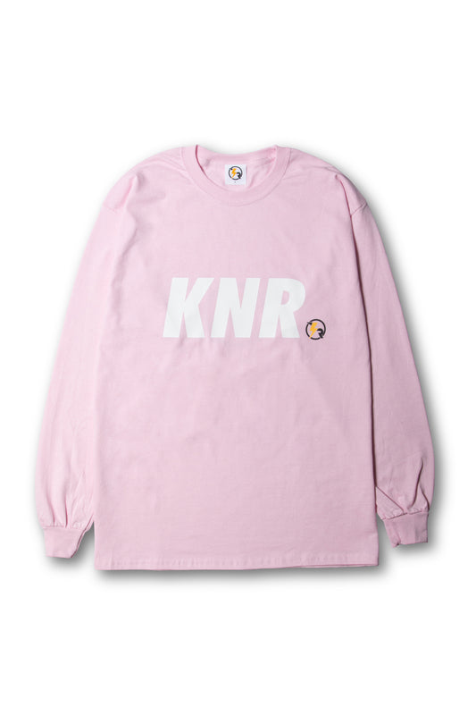 KNR LOGO L/S TEE/PINK